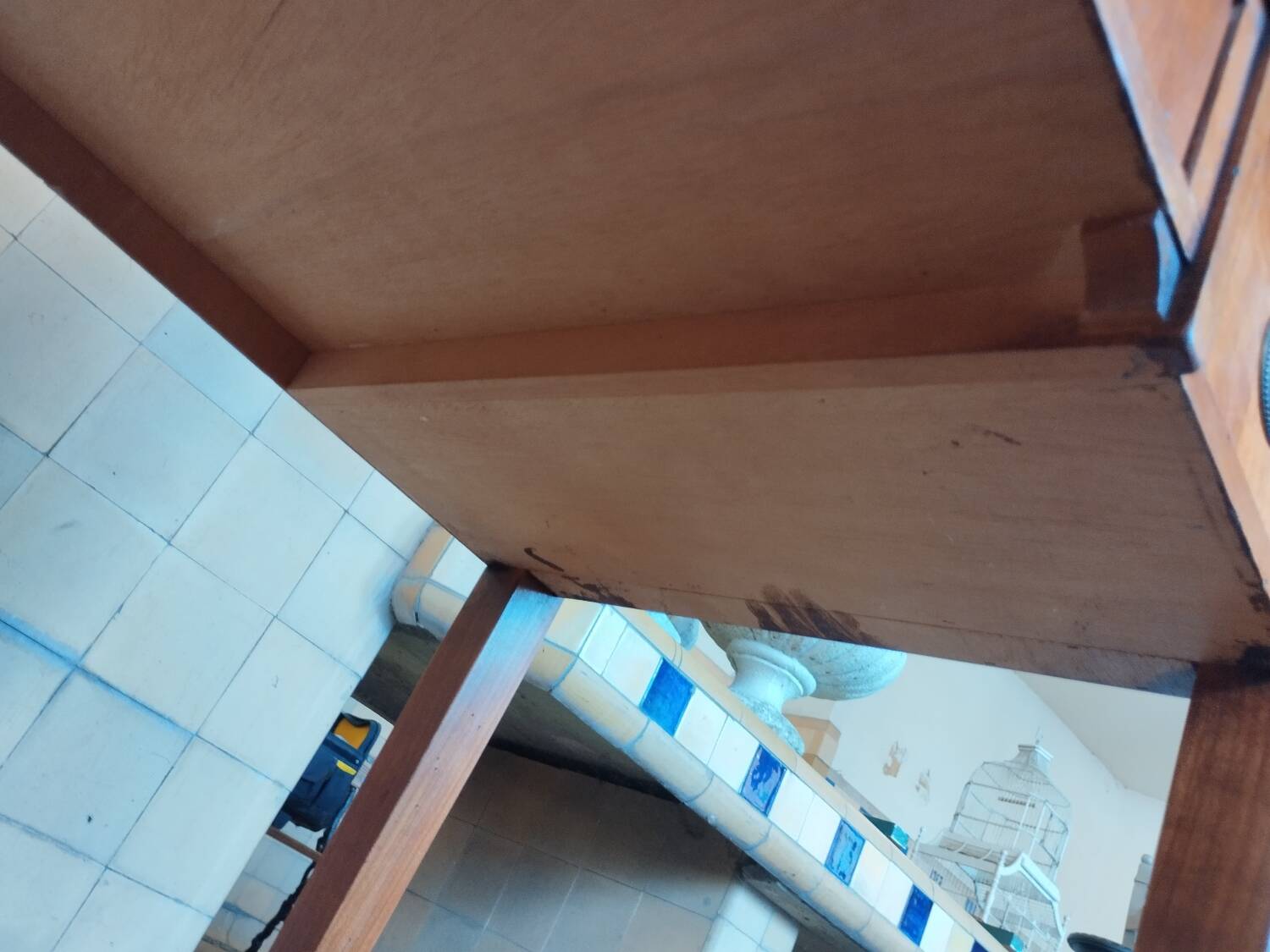 Antique cylindrical desk, Louis XVI style