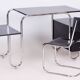 Bauhaus Oak Writing Desk by Robert Slezak, Czechia, 1930s