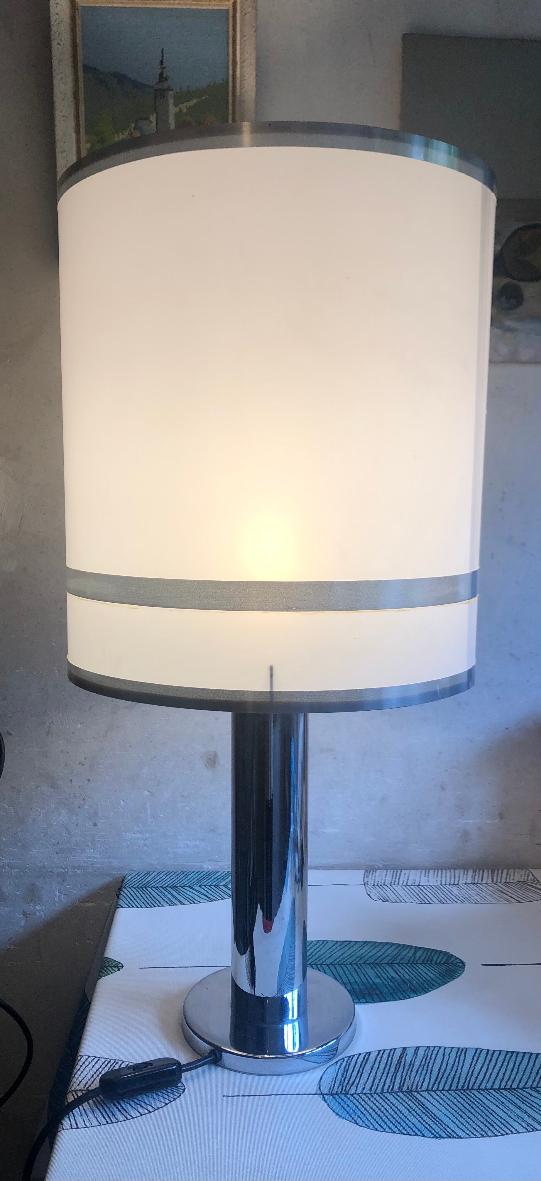 Lamp Space age Design chrome 70s