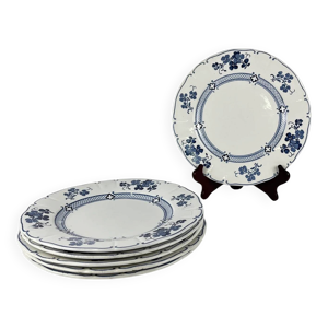 Set de 6 assiettes plates