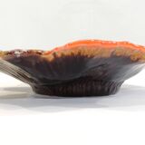 Grand plat feuille style vallauris/vintage