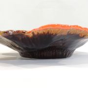 Grand plat feuille style vallauris/vintage