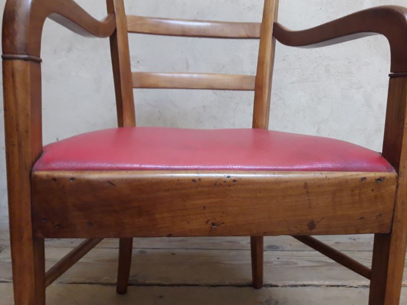 Armchair cherry tree period Restoration XIX °