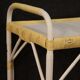 Italian service cart in wood and wicker