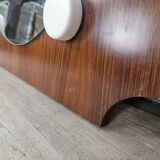 Vintage 70s teak mirror