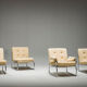 Three-Seater Borkum Sofa and Armchairs by Johan Bertil Häggström for Ikea, 1970s, Set of 2