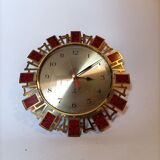Wall clock Jaz golden brass