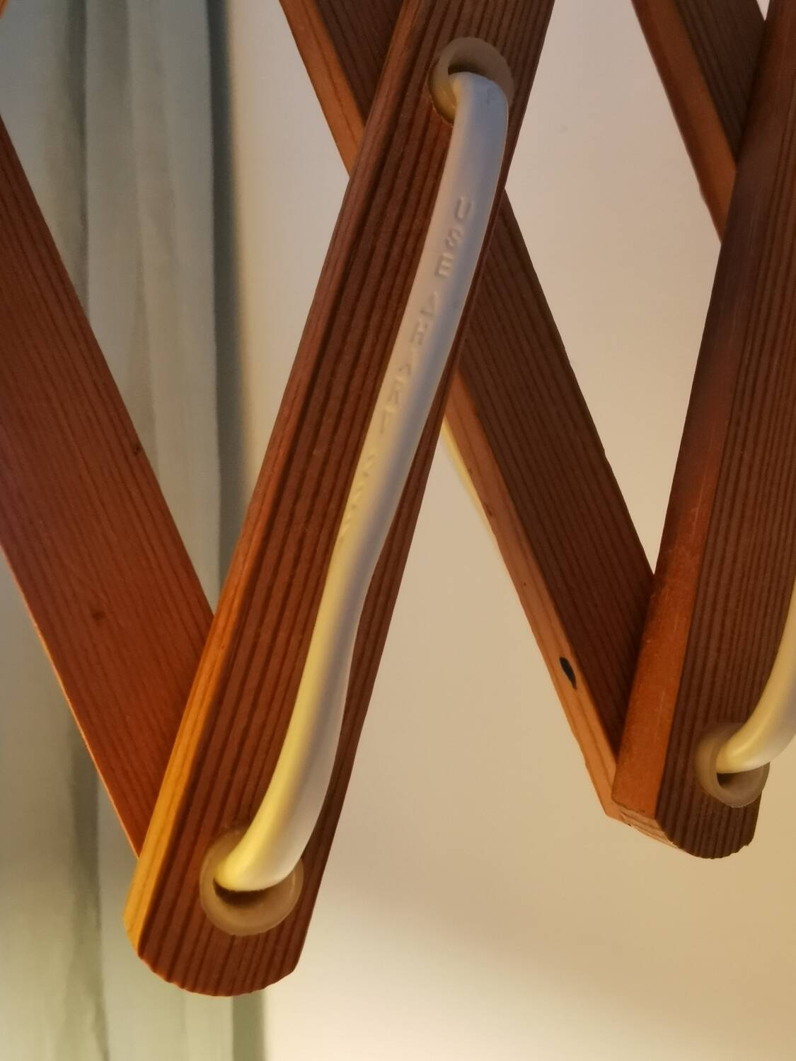 Vintage accordion wall light