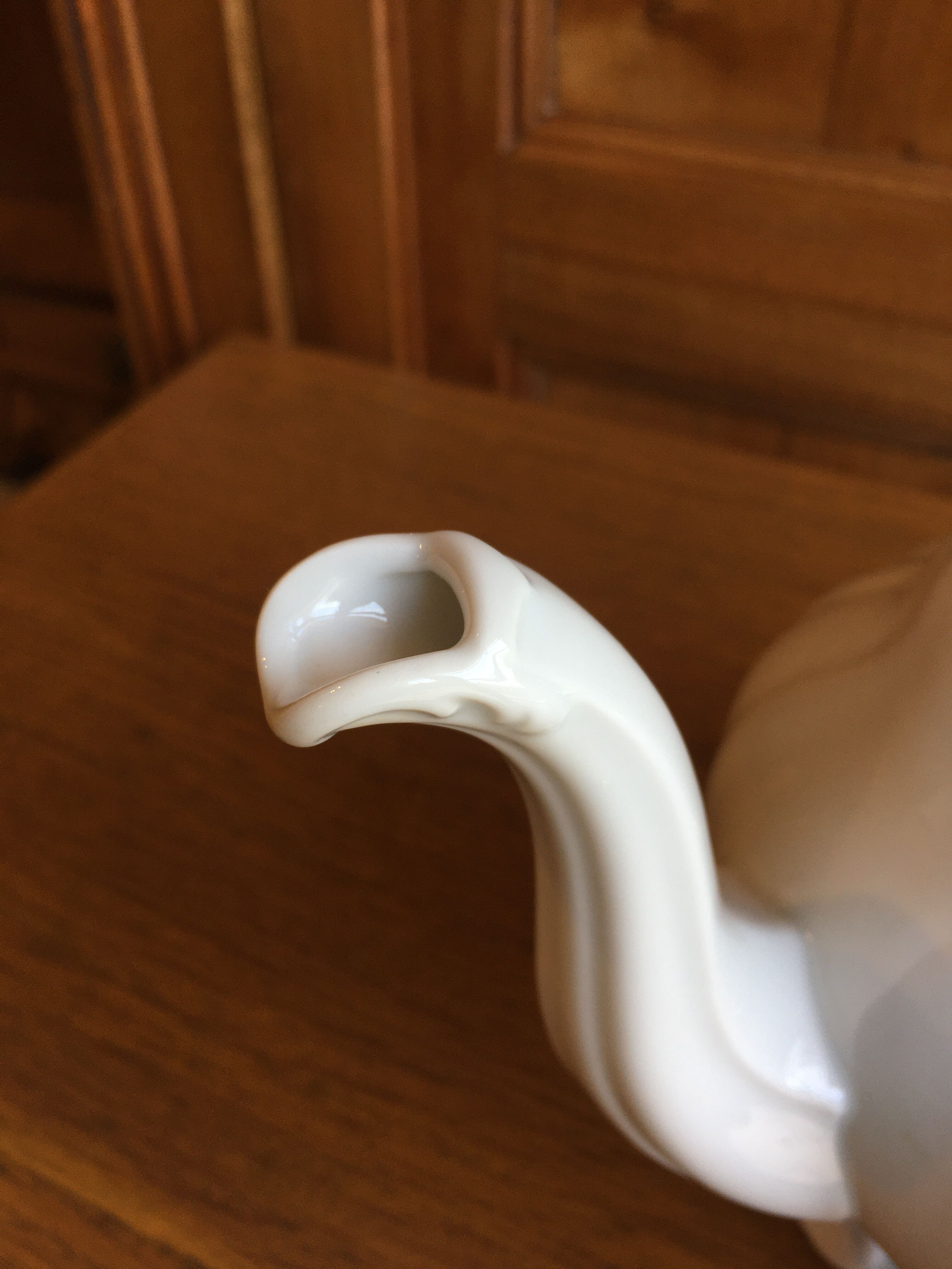 White porcelain teapot