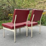 Chairs and coffee table by Anonima Castelli from Castelli / Anonima Castelli, Italy, 1950s, set of 3.
