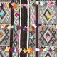 Tapis kilim turc blanc et noir