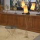 1960s design three-armed floor lamp