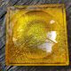 Empty yellow crystal pocket