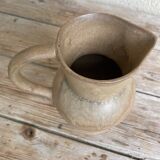 Stoneware pitcher