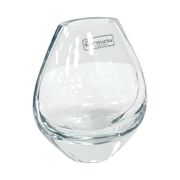 Vase en verre soufflé à la main, design minimaliste, Formano Allemagne, années 1980.