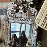Miroir bois sculpté