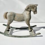 Antique Victorian Swedish Toy Horse /Hand Crafted/ Wooden /Folk Art /Decorative