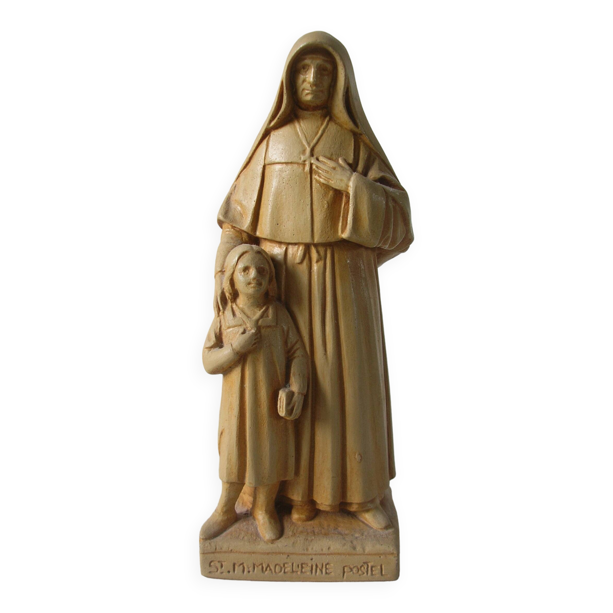 Old Catholic statue of Saint Mary Magdalene Postel 20 cm religion