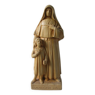 Old Catholic statue of Saint Mary Magdalene Postel 20 cm religion