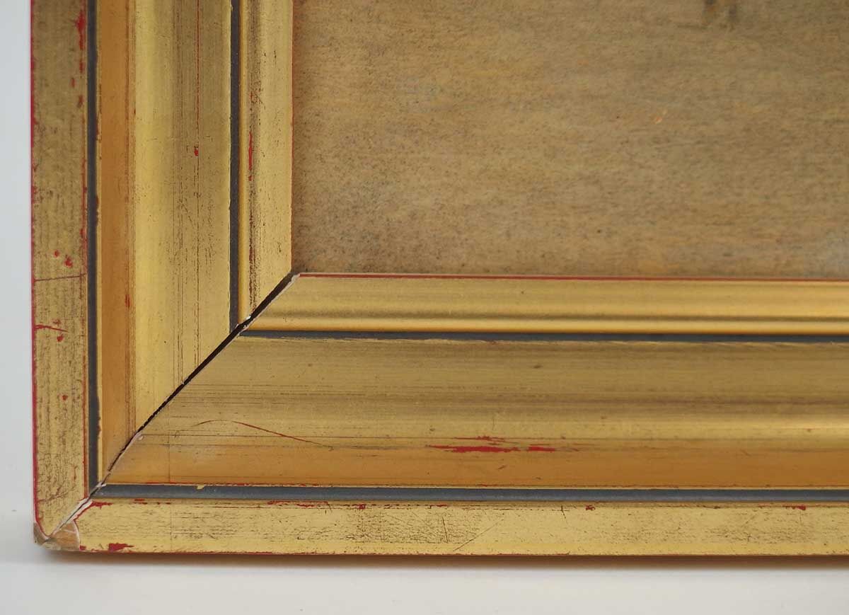 Painting depicting a maritime landscape