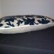 Jane Churchill linen and velvet cushion 50x50