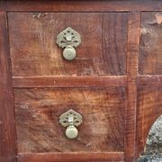 Bureau de type Chippendale en placage d'acajou