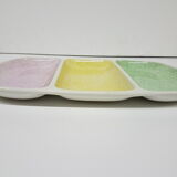 Dish raviers Gien France, 60s