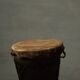 Sculpture / Organic wooden tambour, African carved, 20th century