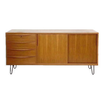 Vintage walnut sideboard by franz ehrlich for veb deutsche werkstätten hellerau