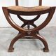 Pair of Neo-Renaissance oak chairs with straw seats, 1910