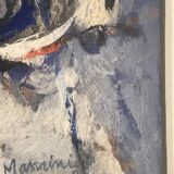 Oil on canvas entitled "spirit" signed by the artist mancini (claude)
