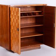 Art Deco Maple Wardrobe by J. Halabala for Up Zavody, Czech, 1930s
