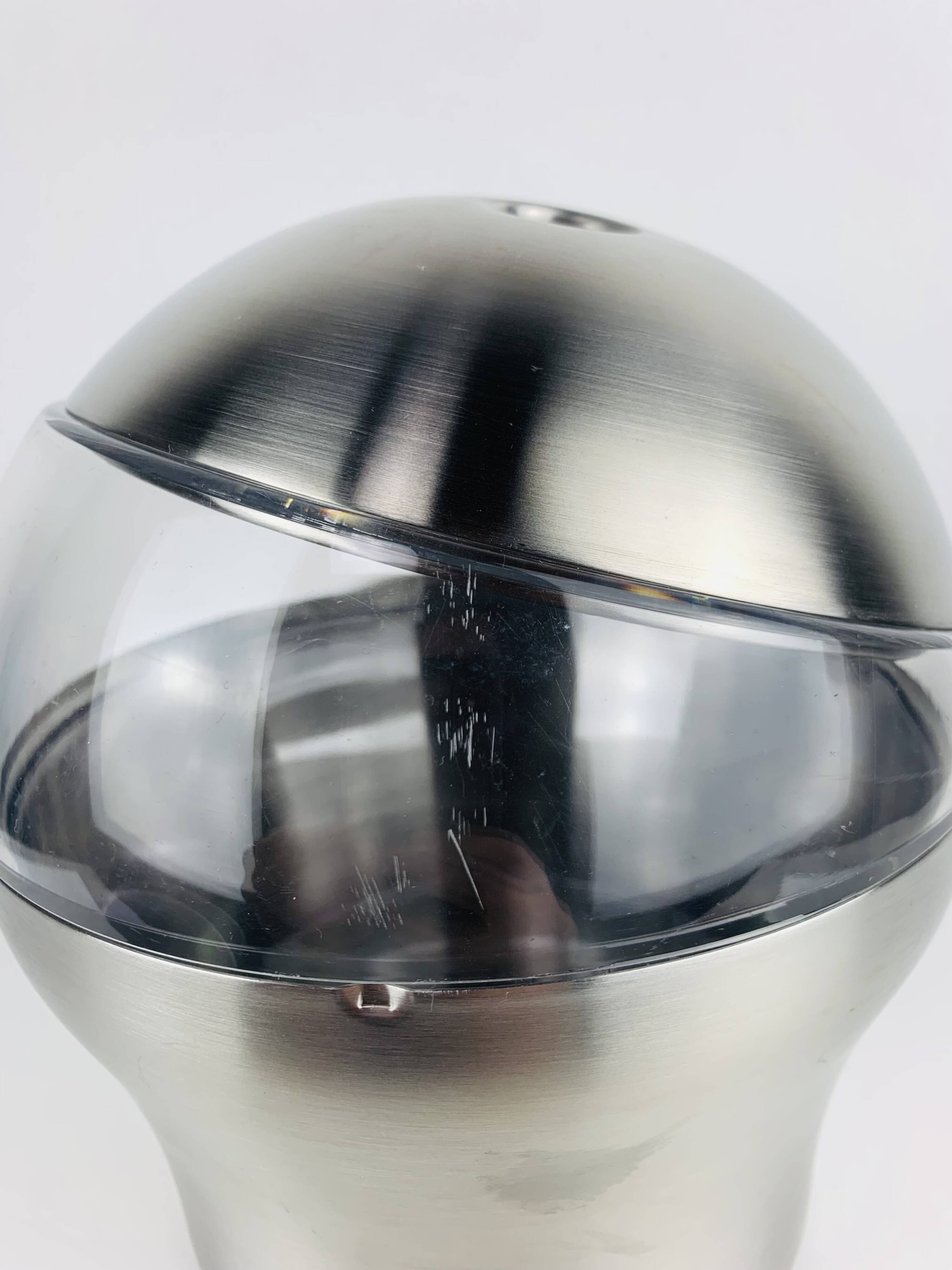 Stainless steel bowling ball ice bucket by WMF Cromargan