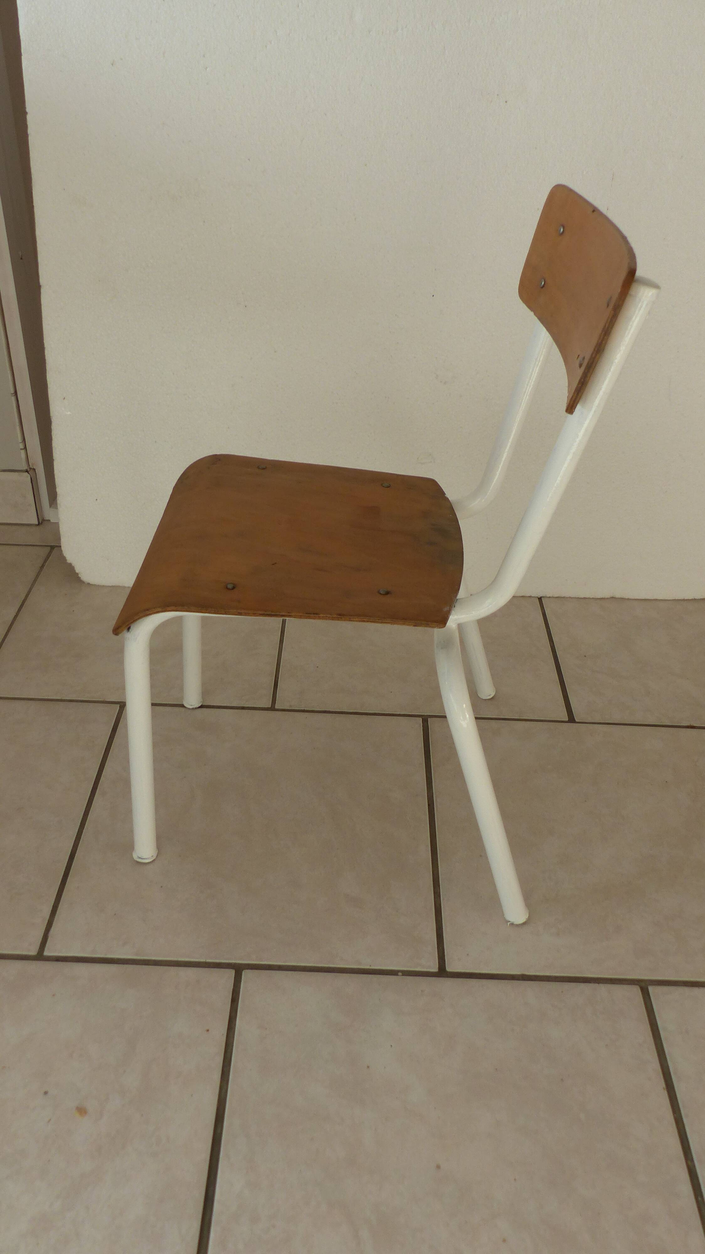 Old children's school chair