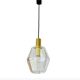 Vintage Apace Age Limburg Glass Pendant Light