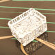 1980s crystal ashtray with cigarette case, Julia Glassworks, Poland