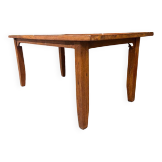 vintage wooden dining table