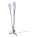 Vintage floor lamp 3 globes