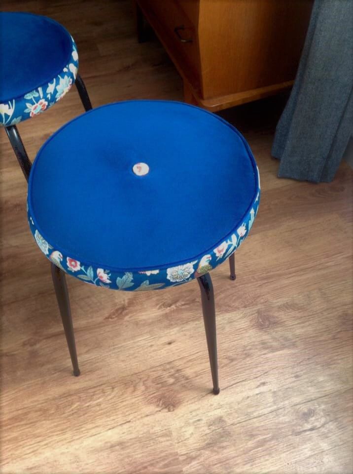 Restored vintage stool
