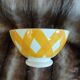Old Sarreguemines bowl, Scottish pattern.