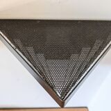 Pair of 1960s wall lights in perforated metal in the style of Mategot
