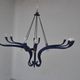 Vintage 1990s design to 12 lights chandelier