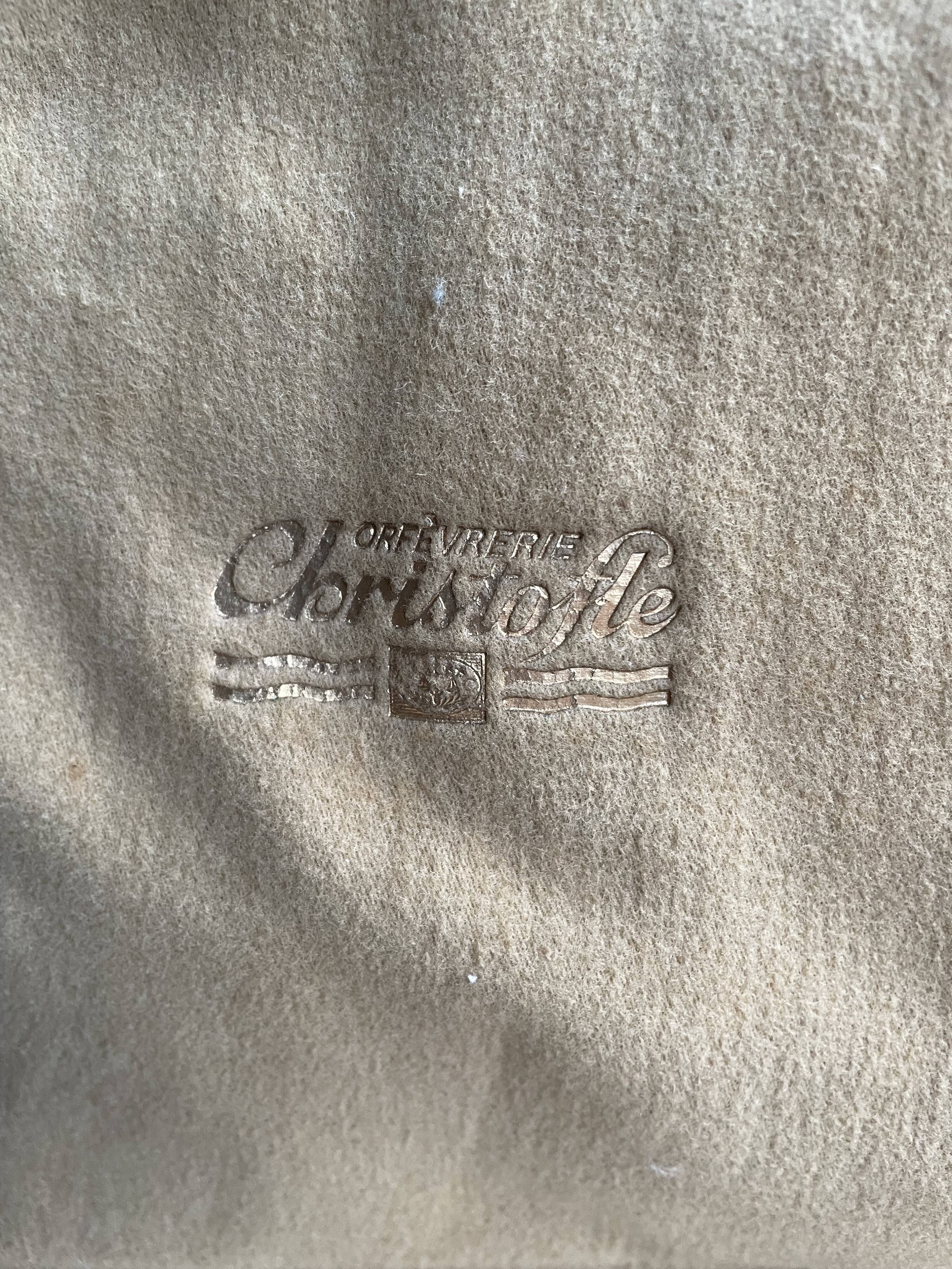 12 Christofle table forks and 12 spoons