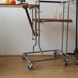 Folding table trolley on wheels 70s.