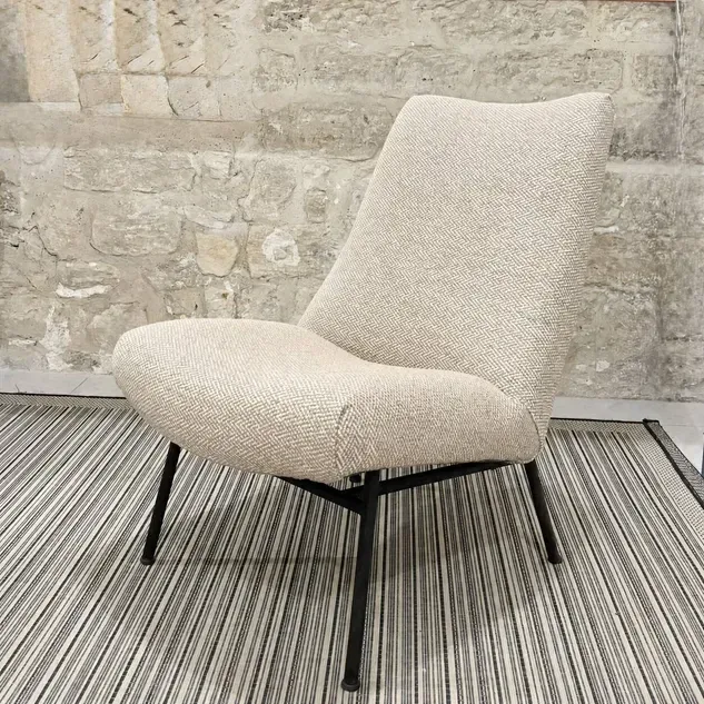Pierre Guariche's armchairs for Steiner reupholstered.