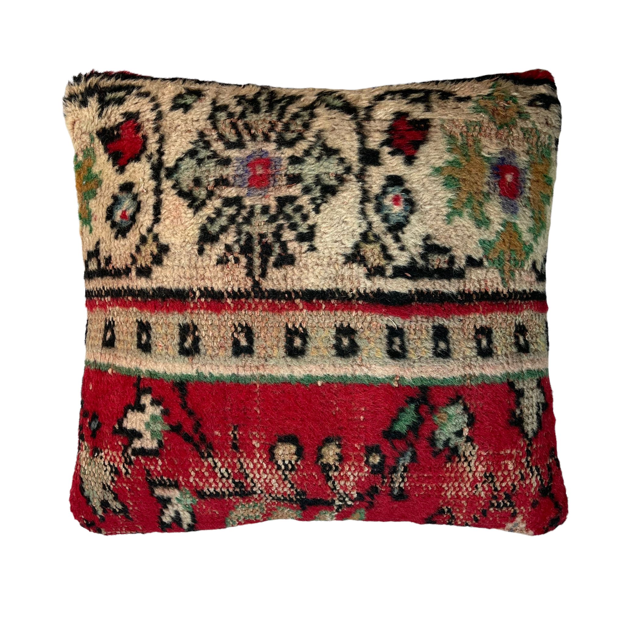 VINTAGE TURKISH CUSHION COVER , 45 X 45 CM