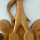 Vintage cat coat rack in solid pine from the 70s-80s.