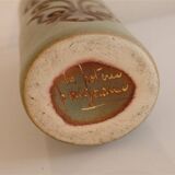 Ceramic roller vase by Jean Varoqueux, 1960