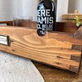 Top in raw wood "Badoit"