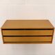 Rare floating nightstand  in oak wood with  drawers - Denmark 70